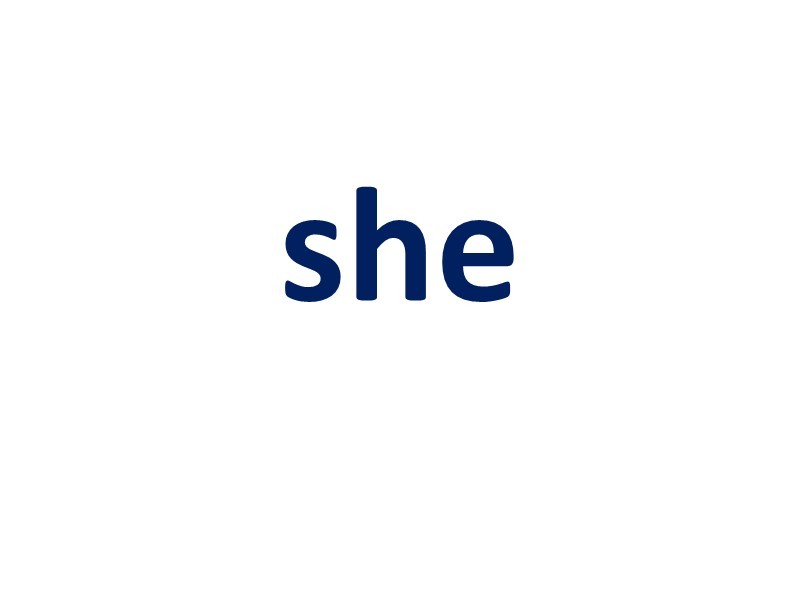 she